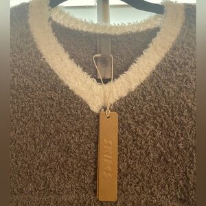 SKIMS Long sleeve, Mini fuzzy dress by Skims! New With Tags!